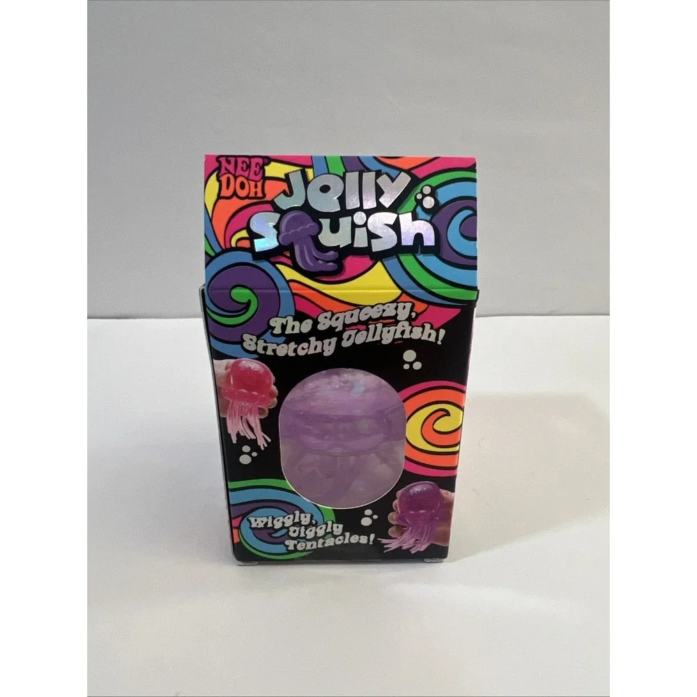 New Nee Doh Needoh Purple Jellyfish Jelly Squish Squishy Sensory Toy Schylling